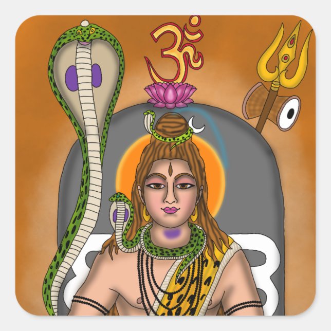 Autocollant Lord Shiva (Devant)