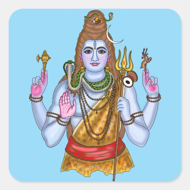 Autocollant Lord Shiva (Devant)