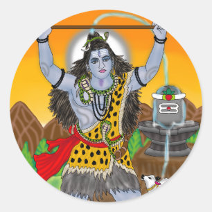 Autocollant Lord Shiva