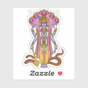 Autocollant Lord Vishnu
