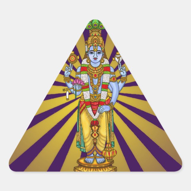 Autocollant Lord Vishnu (Devant)