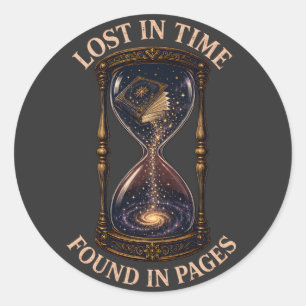 Autocollant Lost In Time Found In Pages