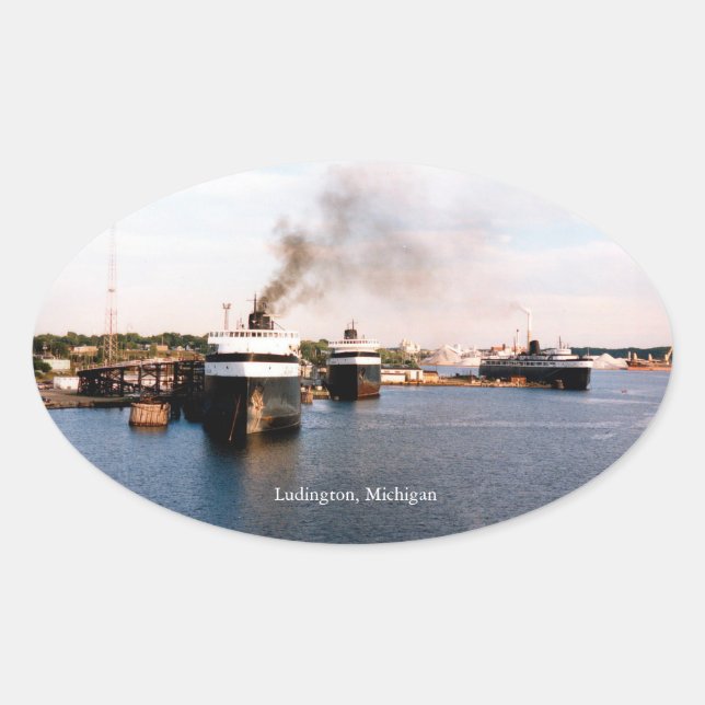 Autocollant Ludington Ferries (Devant)