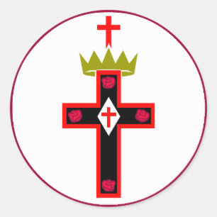 Autocollant maçonnique de société de Rosicrucia