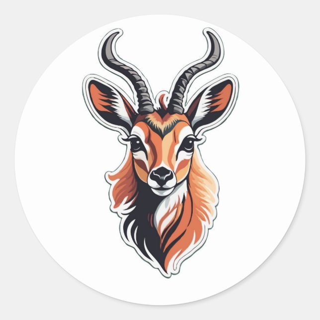 Autocollant Majestic Antelope (Devant)