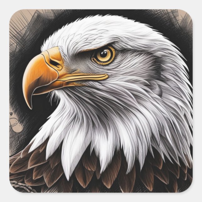 Autocollant Majestic Eagle (Devant)