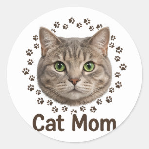 Autocollant Maman Chat
