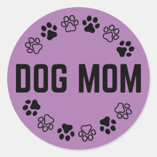 Autocollant maman chien