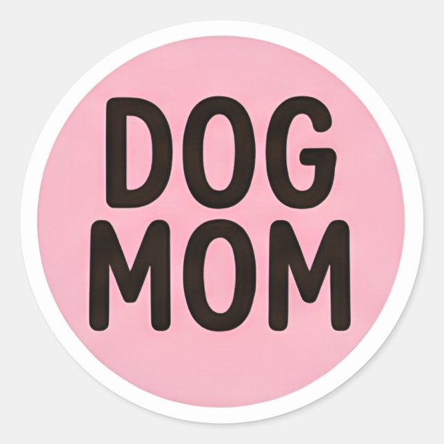 Autocollant Maman de Chien – Décalcomanie pour Amo (Devant)