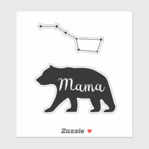 Autocollant Maman Ours.