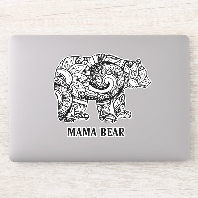 Autocollant Maman Ours (Ordinateur)