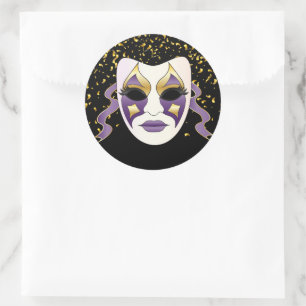 Autocollant Mardi Gras