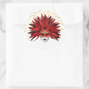 Autocollant Mardi Gras