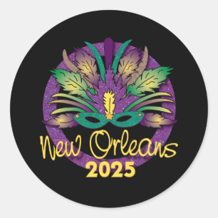 Autocollant Mardi Gras New Orleans - 2025