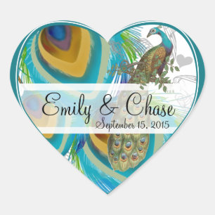 Autocollant Mariage Aqua Grey 3 Pierres