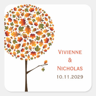 Autocollant Mariage de automne de Pop Tree moderne