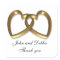 Autocollant mariage pour Merci favorise les coeurs