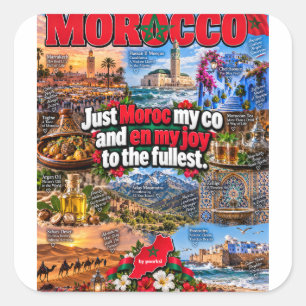 Autocollant Maroc