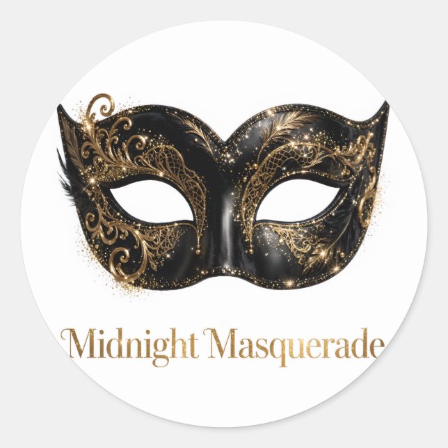 Autocollant Mascarade de Minuit (Devant)