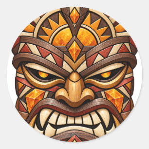 Autocollant Masque de Bronze Ember