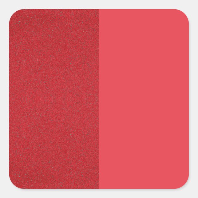 Autocollant mat rouge tomate divisé – Apparence pe (Devant)