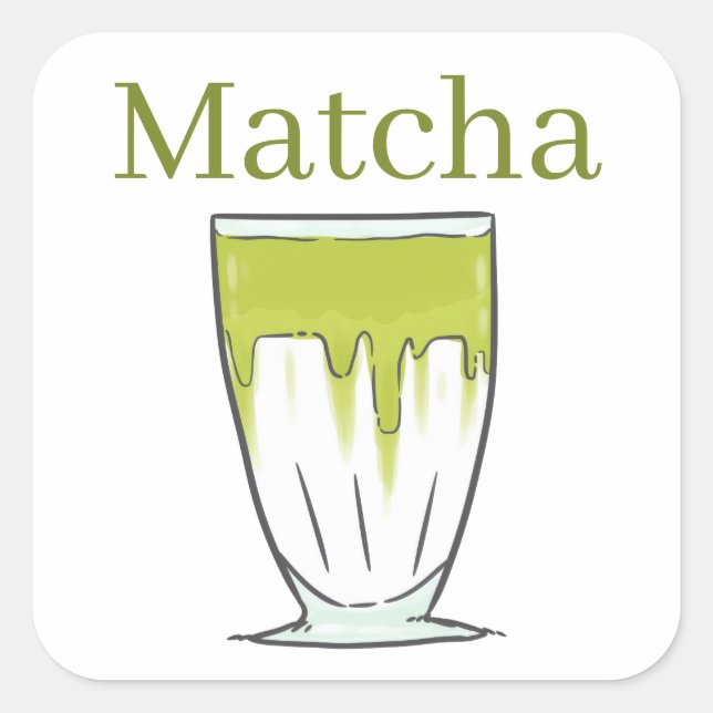 Autocollant Matcha (Devant)