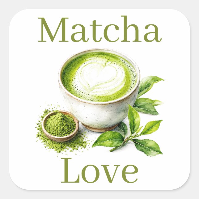 Autocollant Matcha (Devant)