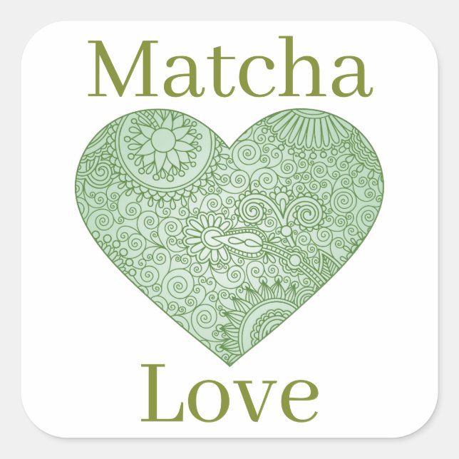 Autocollant Matcha (Devant)