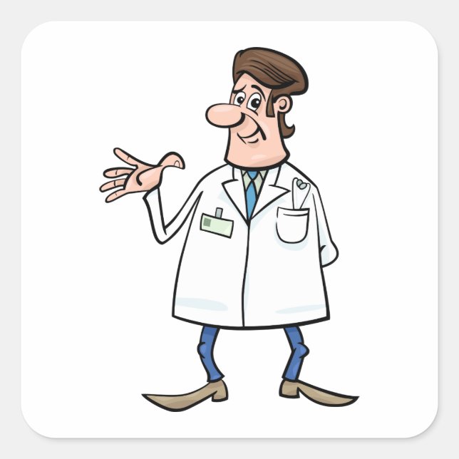 Autocollant Médicale Carré (Devant)