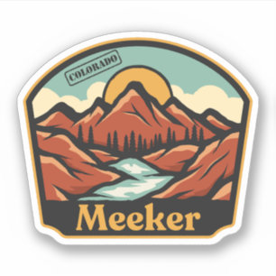 Autocollant Meeker, Colorado