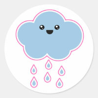 Autocollant méga de bruine de nuage de Kawaii