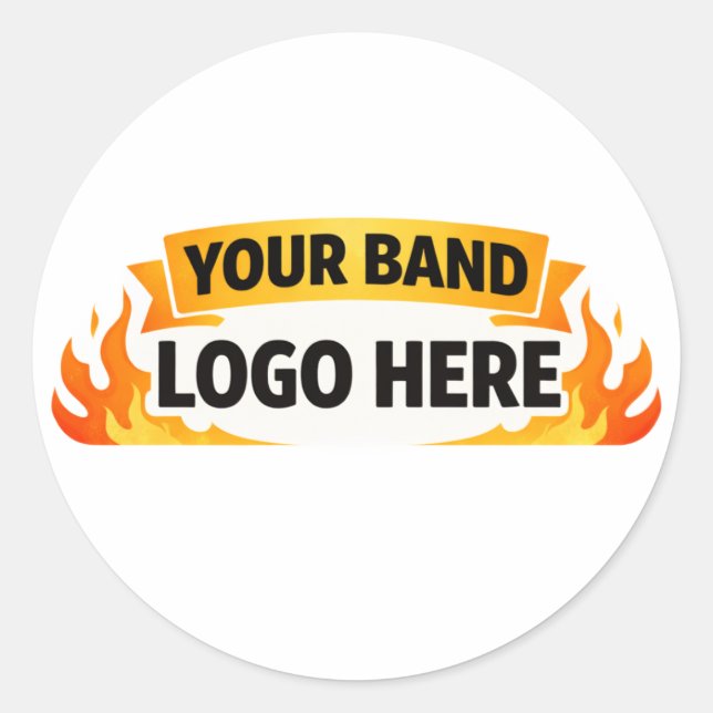 🎵 Autocollant Merch du Groupe | Logo de Groupe Pe (Devant)