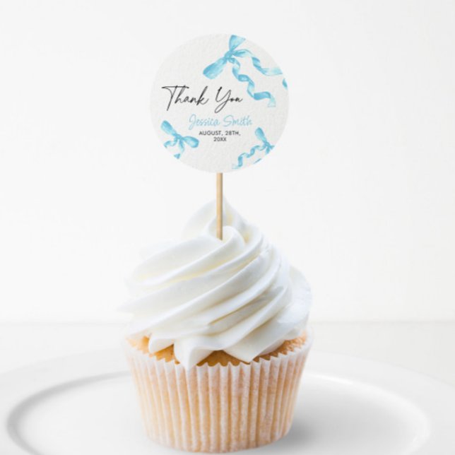 Autocollant Merci Arc Bleu (Créateur téléchargé)