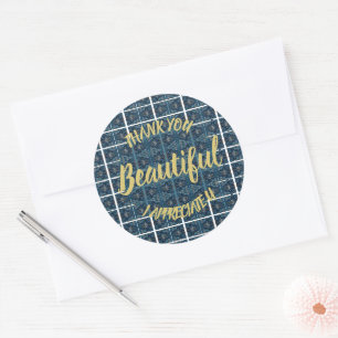 Autocollant Merci Beau by Poet Adiela Akoo
