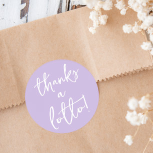 Autocollant Merci beaucoup Lotto pour billet de lo