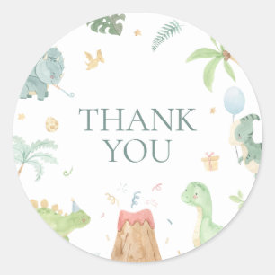Autocollant Merci Bébé Dino