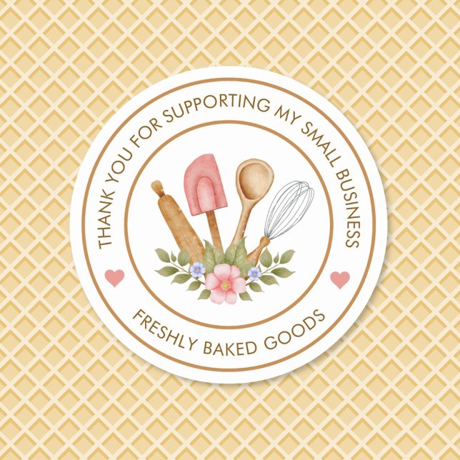 Autocollant Merci Boulangerie (Créateur téléchargé)