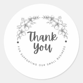Autocollant Merci de Soutenir Ma Petite Entreprise