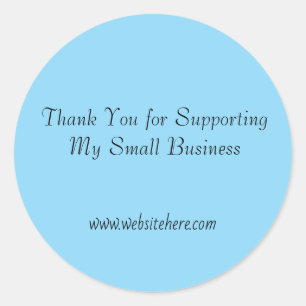 Autocollant Merci de Soutenir Ma Petite Entreprise