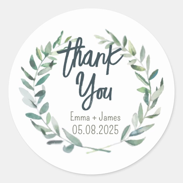 Autocollant Merci Laurel (Devant)