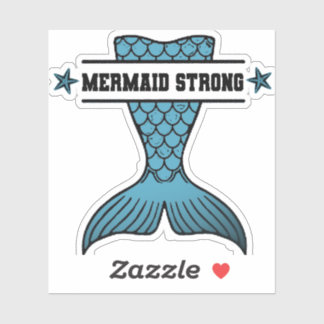 Autocollant Mermaid Strong