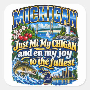 autocollant Michigan