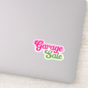 Autocollant Mignon de Vente de Garage