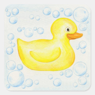 Autocollant mignon en caoutchouc