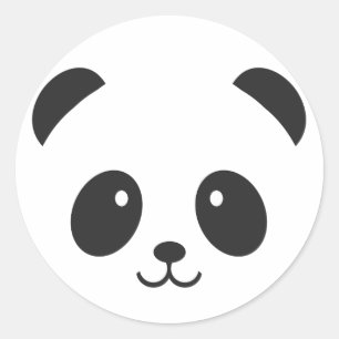 Autocollant mignon et câlin de panda