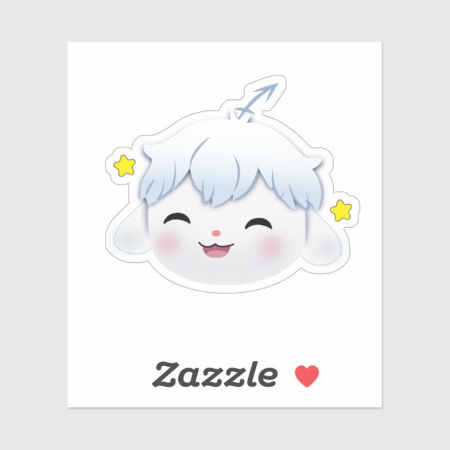 Autocollant Mignon Riri Joyeux (Feuille)