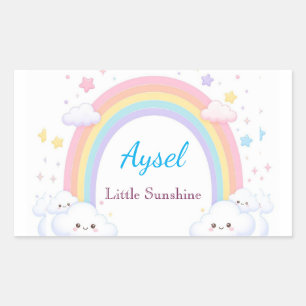 Autocollant Mignons Enfants Arc-en-Ciel 🌈
