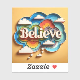 Autocollant MindSphere : Croire en la couleur vive