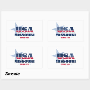 Autocollant Missouri My Home State