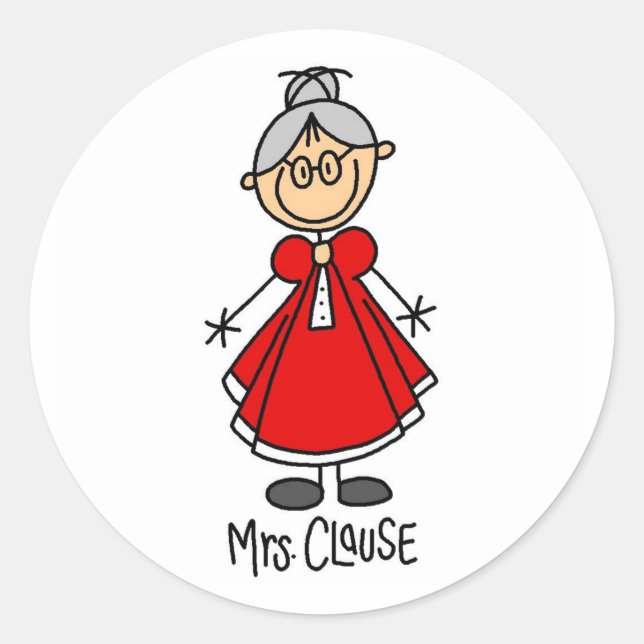 Autocollant Mme Claus (Devant)